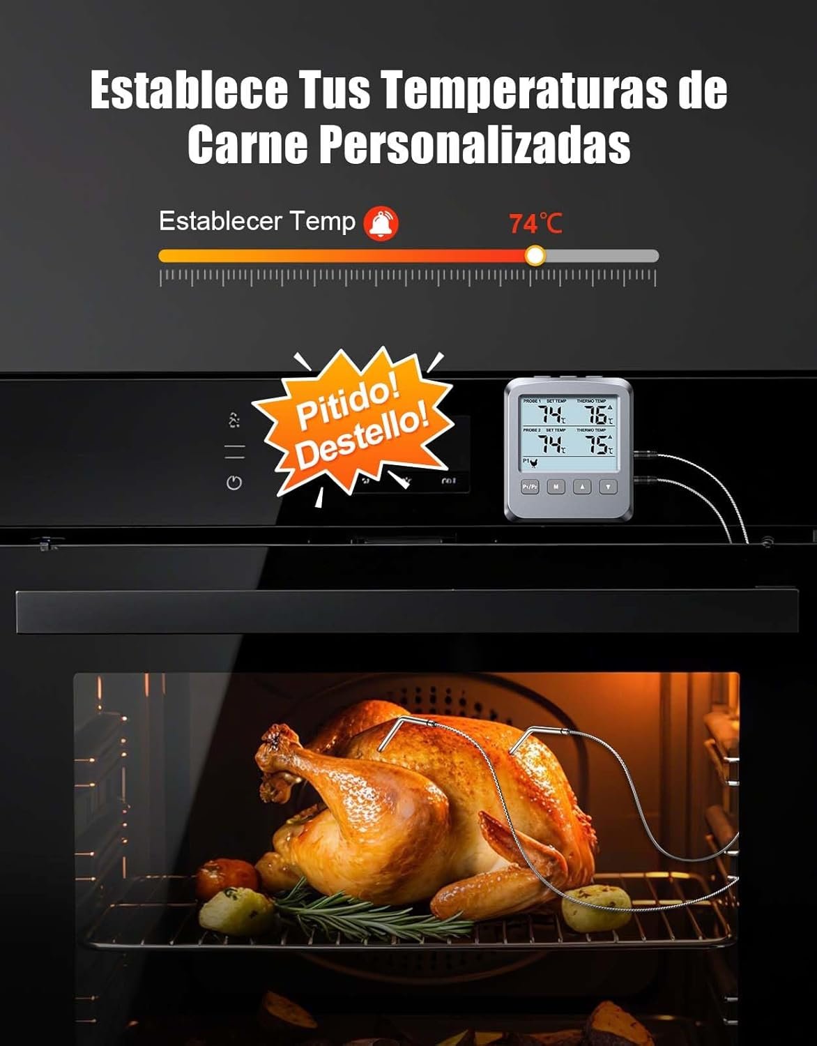 Termómetro horno