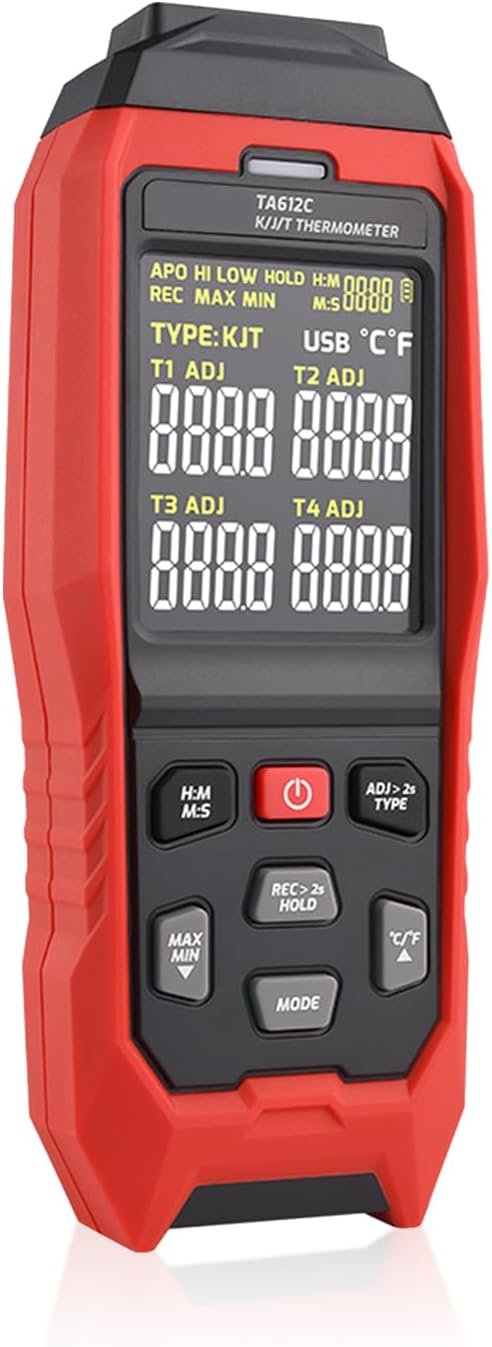 Termómetro Termopar Tipo K